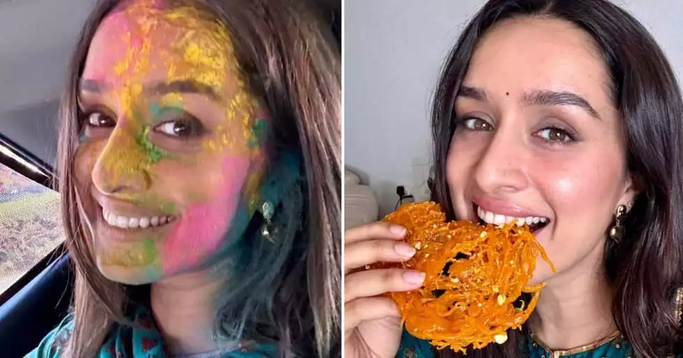 Here’s how Shraddha Kapoor celebrated Holi this year. See pics:
