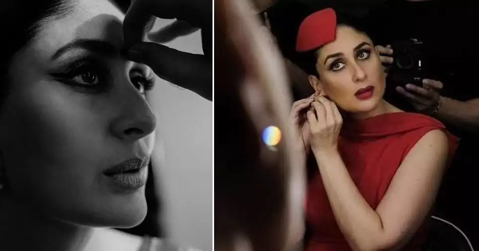 Kareena Kapoor Khan shares BTS stills from Crew displaying her onscreen looks