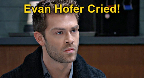 General Hospital's Evan Hofer Reveals Sonny Script Made Him Cry in Public – See What Brought Dex Actor to Tears – Cirrkus News