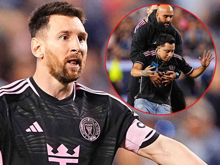 Lionel Messi’s Bodyguard Sprints On Area Mid-Sport, Tackles Fan
