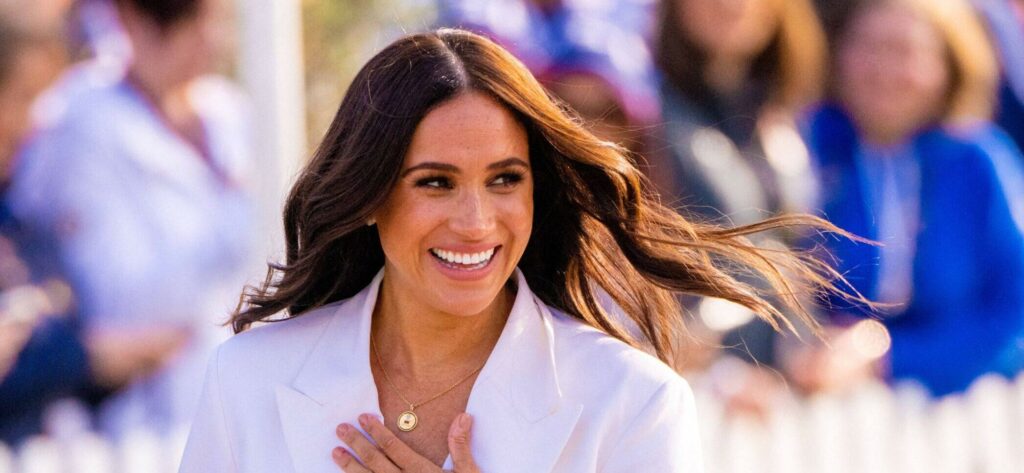 Meghan Markle Is A Vision In A White Dress For Polo Event With Prince Harry