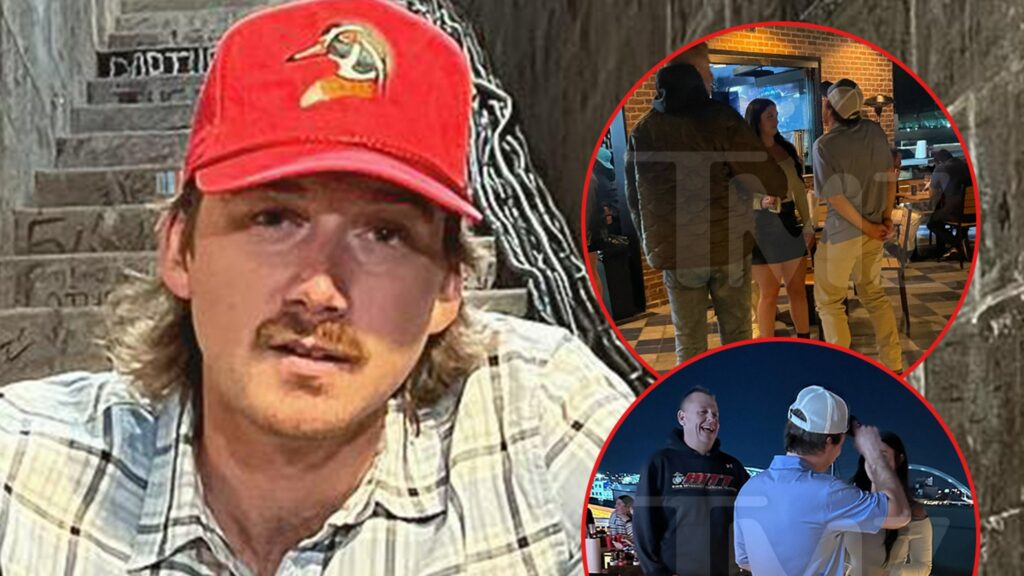 Morgan Wallen Chatting Up Woman Minutes Before Hurling Chair Off Rooftop