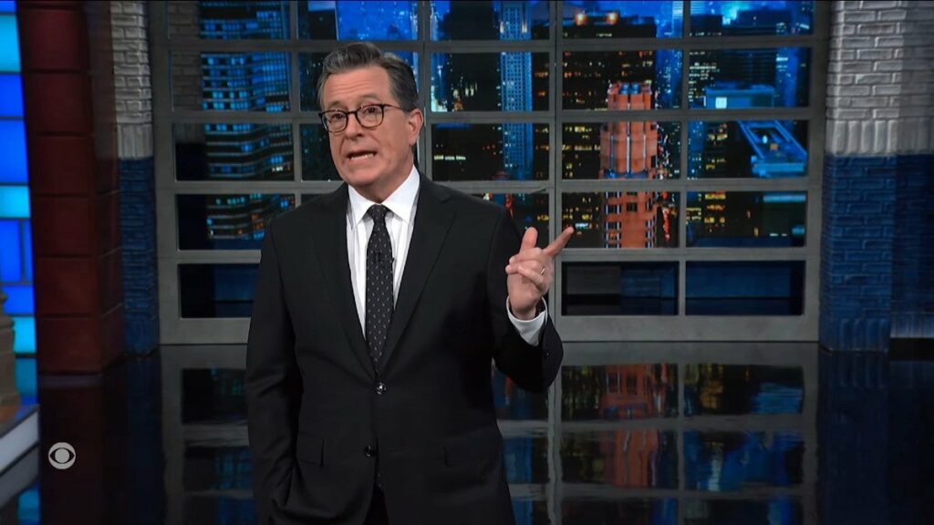 Stephen Colbert Explains Trump’s Truth Social Business Plan: ‘Old Rapist Yells at Easter’ | Video